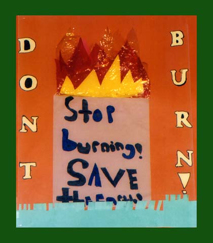 Stop Burning! Save the Earth", St. Lawrence County NY EMC Poster ...